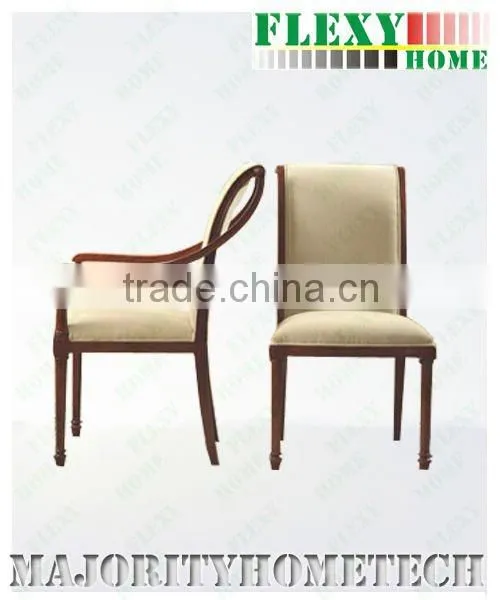 European style wooden dining chair