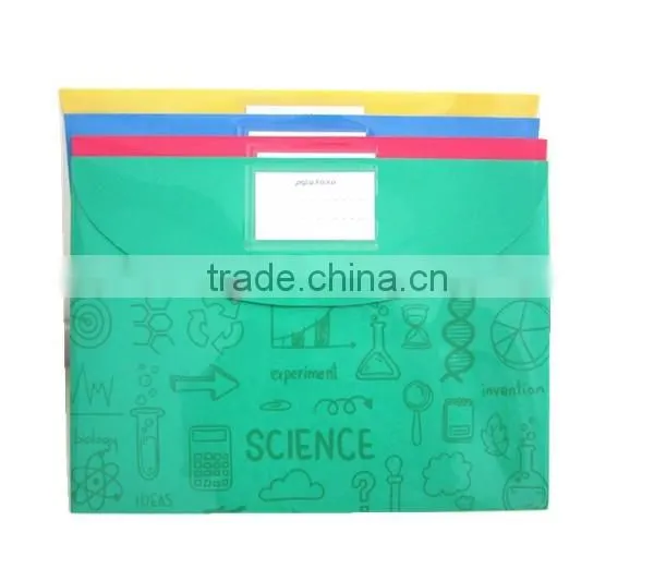 document bag ,file bag with fastener customized file bag