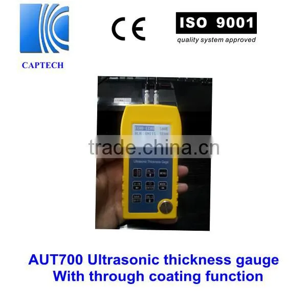 CE certified, Digital Pipe Ultrasonic Thickness Gauge AUT600