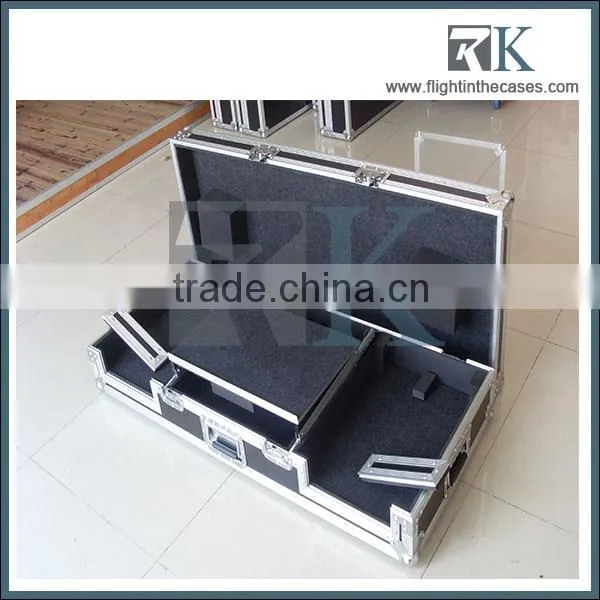 carring flight case Portable turntable coffin case DJ Mixer Case ,