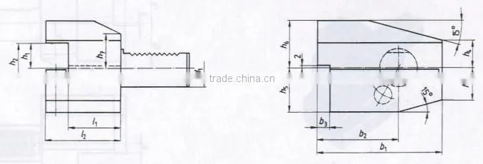 DIN69880 NC tool holder with B type