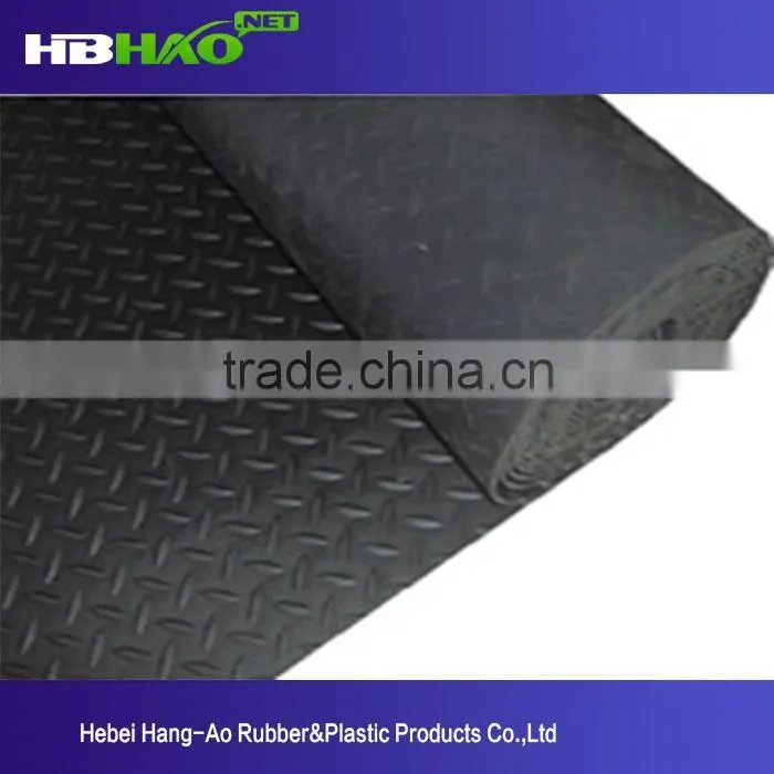 Corrugated Rubber Flooring/Rubber Sheet for Trucks Bed