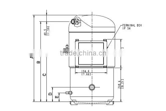 Copeland Scroll Compressor ZF Series ZF33K4E-TWD