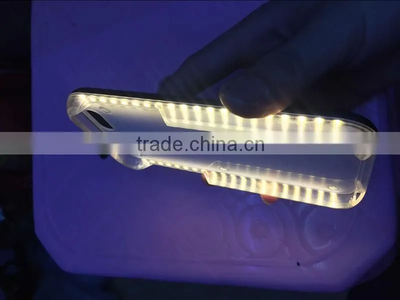 led phone case with power bank as customized personal logo for iphone 6/6s/6+/6s+