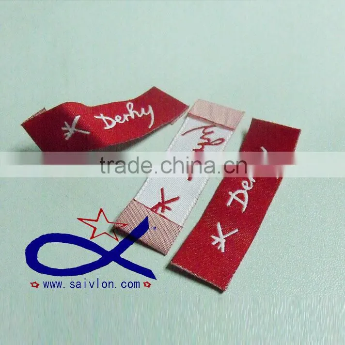 custom neoprene bag woven label