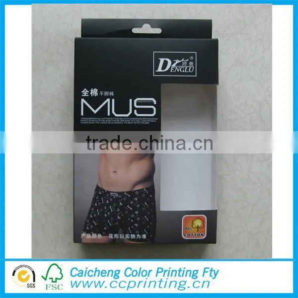 Custom Paper Package Box for Men Underwear