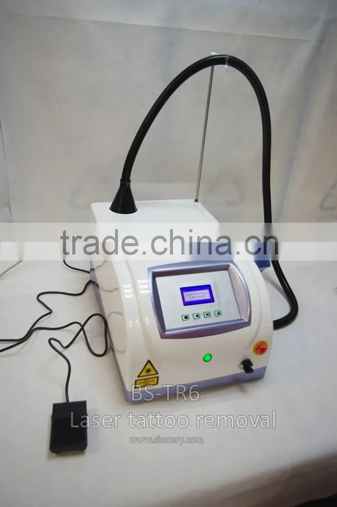 1-6Hz Q switch ND Yag laser tattoo removal spot removal machine