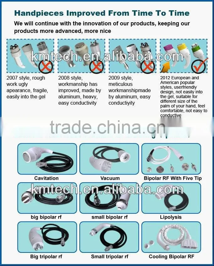 Professional and hot sale cavitation rf vacuum machine
