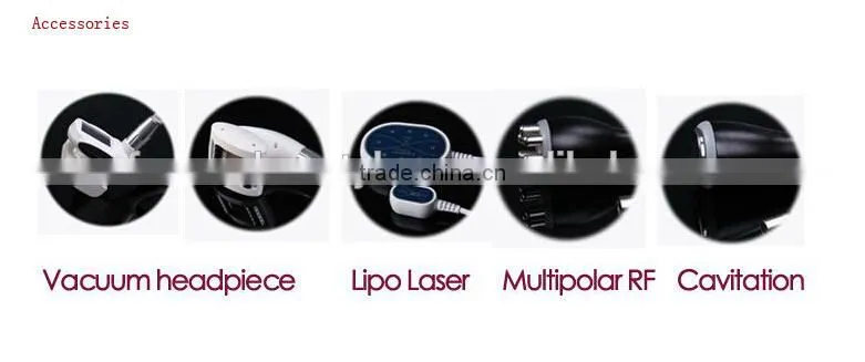 Two Vacuum Rollers+Six-polar RF+Infrared Laser+Valeshape Beauty Machine