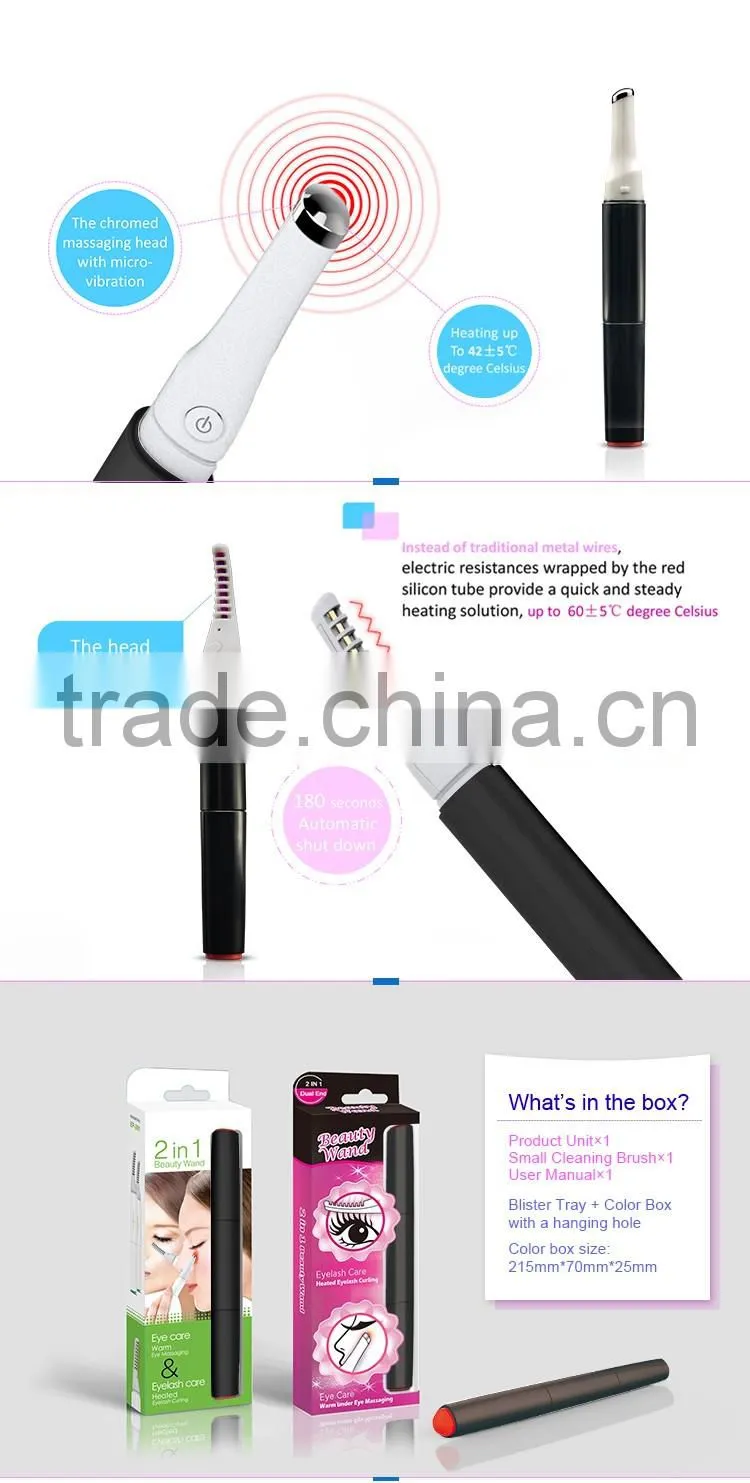Black 2 in 1 beauty wand