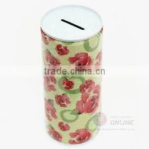 2016 hot selling metal money saving pot 6.5*15cm $1.0