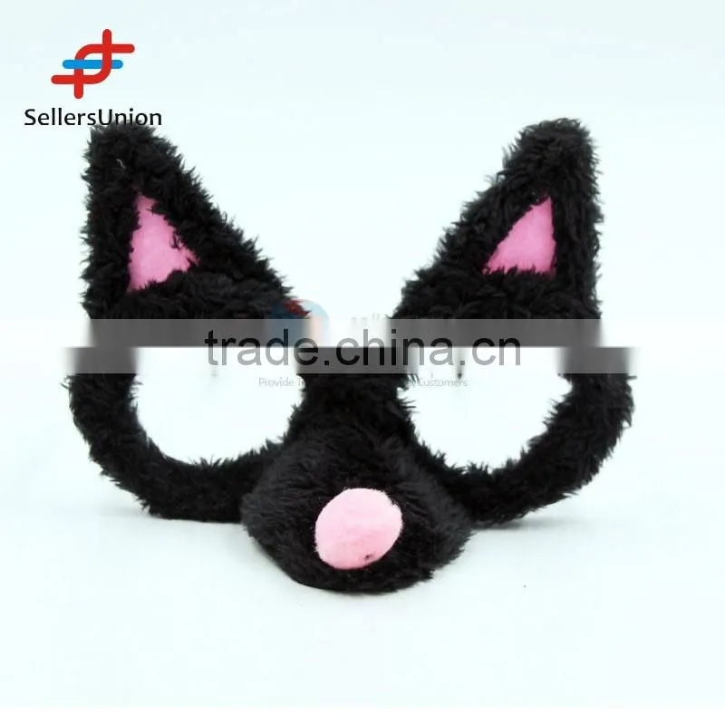 2017 hottest sale No.1 Yiwu export commission agent Cute design black cat eye glasses