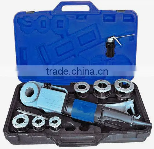 Portable Pipe Threading Machine with 6 dies box in HT30-2B