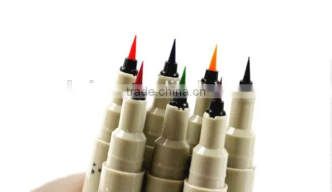 Factory wholesale Micro pen water base ink colorful