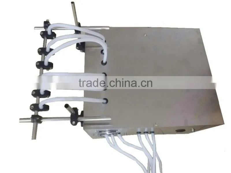 Electric High accuracy Small Dose 2ml 6 nozzles Coconut Oil Filling machine