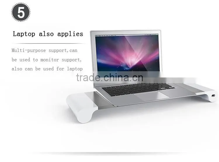 2 in 1 4 USB ports mobile phone charging computer display stand
