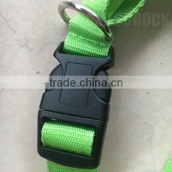 USB Rechargeable Nylon Flashing Pet Neck Collar Flashing Dog Collar Led Dog Collar