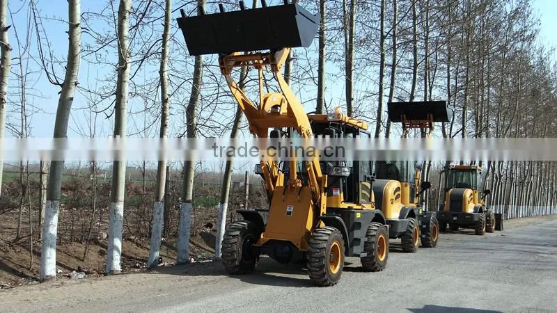 China small wheel loader JT912, ZL12F with A/C, Quick hitch and attachments