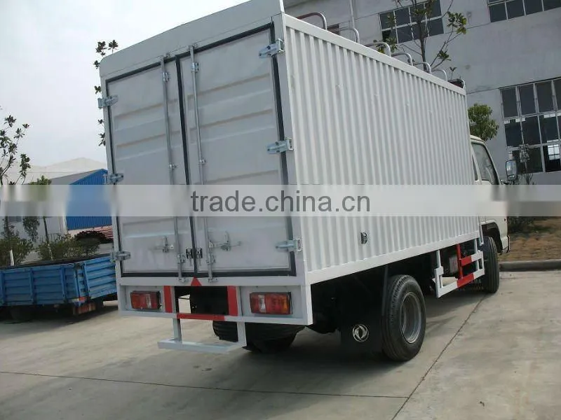 JAC double cabin cargo box truck