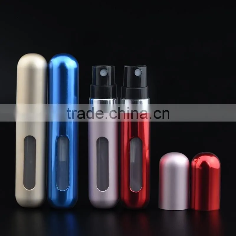 6ml UV gel nail polish bottle with black cap and brush