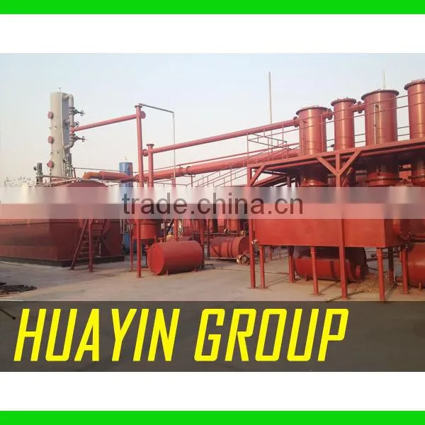 Crude Oil Refining Machine Or Tire Oil Refine To Diesel Plant