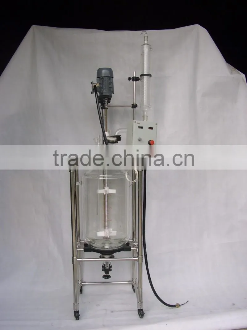 < KD> EXSF Stainless Steel Frame Jacketed Glass Reactor