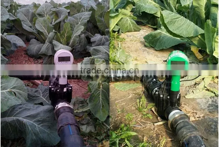 AC battery powered electromagnetic solenoid valve water irrigation timer