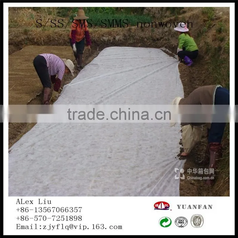 Sunscreen insulation agricultural pp non-woven mulch