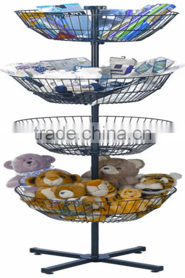 Flexible Multi-Tier Spinning toy display stand