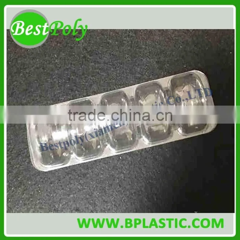 Clear plastic insert tray for 5PC macarons