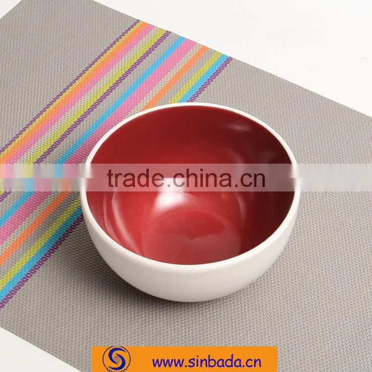 glazed color ceramic bowls