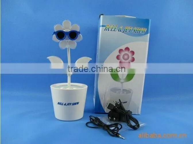 Electric Lightening Dancing Flower Speaker Smart Music Flower Color Changeable Dancing Flower Speaker