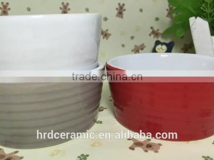 Stocked Nice colorful porcelain round ceramic soup bowl