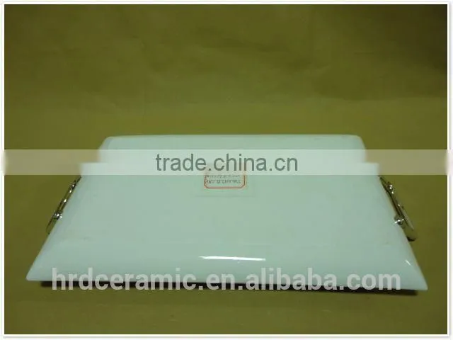 wholesale stock ceramic dinner plates with handle