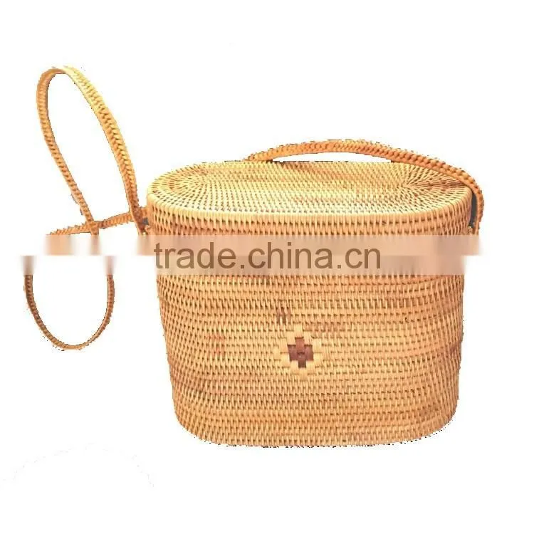 Vietnam rattan weaving tote bags cross bags reuseable bags