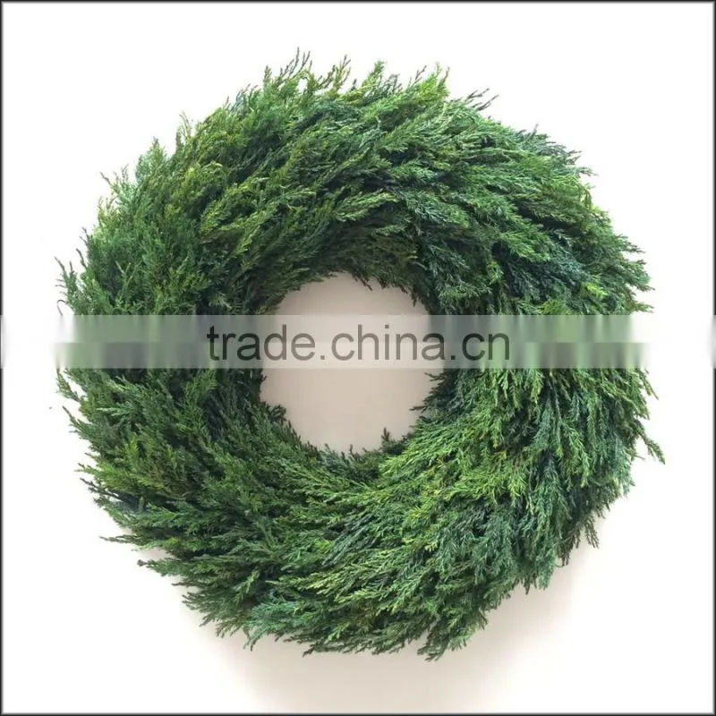 natural preserved cypress wreath preserved pinus wreath