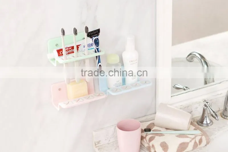 Sucker toothbrush rack