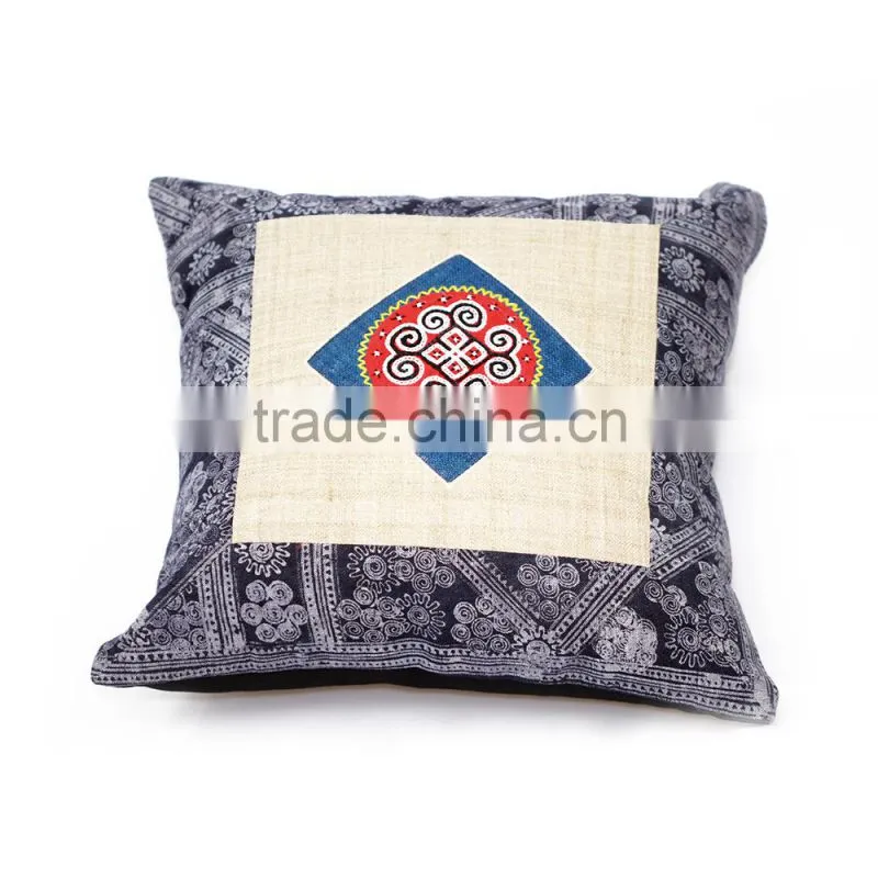 Fashionable Square brocade pillow cases 100%handmade from natural materials in Vietnam