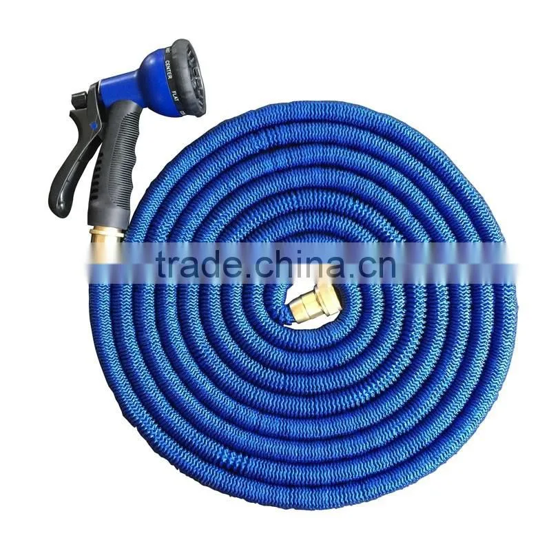 2016 Newest High Quality brass fitting expandable fabric Stretch hose
