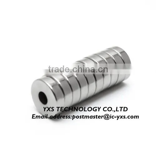 10 x 3mm Hole: 3mm N35 Ring Strong Neodymium Magnet Powerful Neodimio Super Rare Earth Magnets