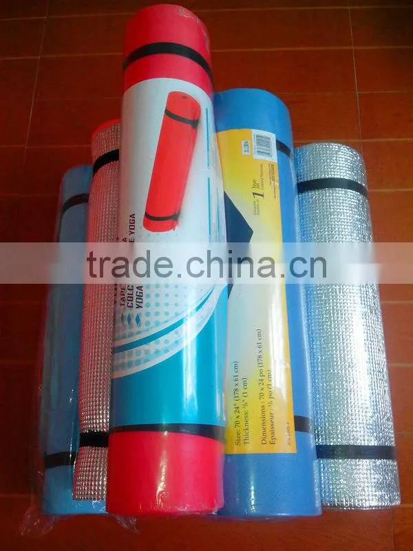 eco friendly EVA PE Foam yoga roll mat polyurethane yoga