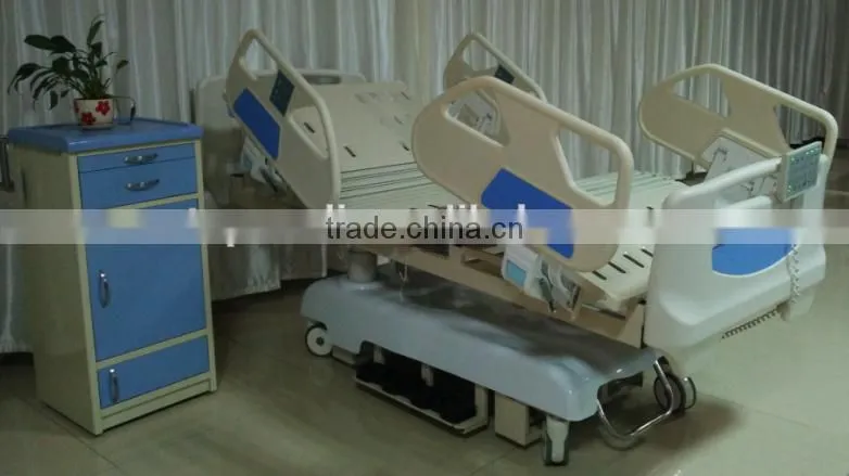 TOPMEDI Luxury 8 functions ICU electric hospital bed with CPR & ACP