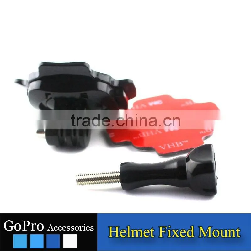 2016 New Wholesale GoPros helmet fixed mount for gopros heros 4 3 3+ GP06