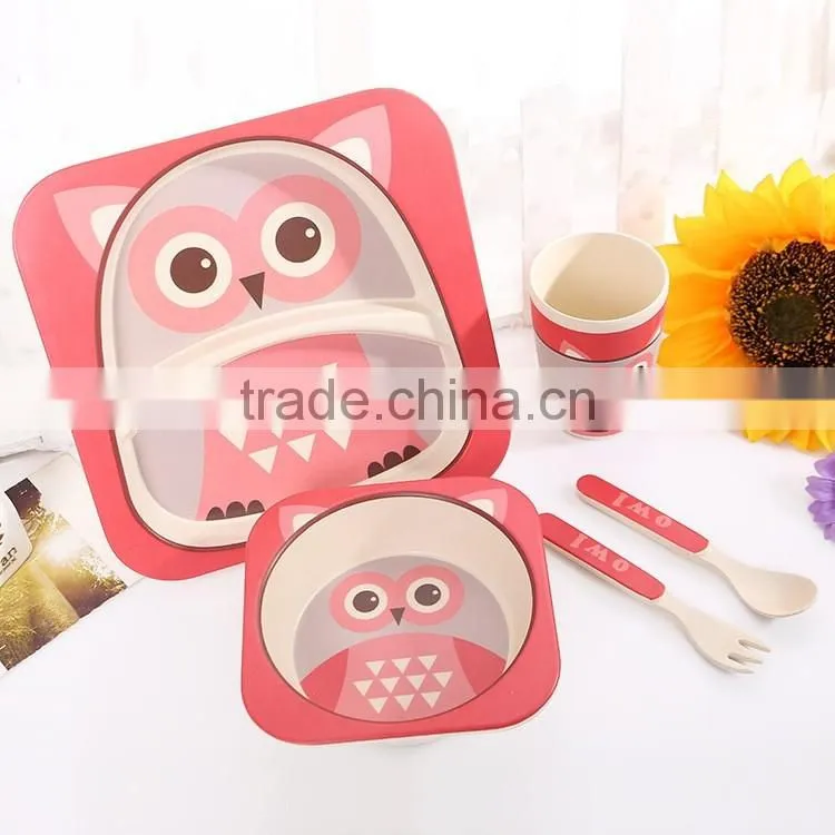 Kids Dinner Plate Set Food Plate Set Baby Dinnerware Tableware
