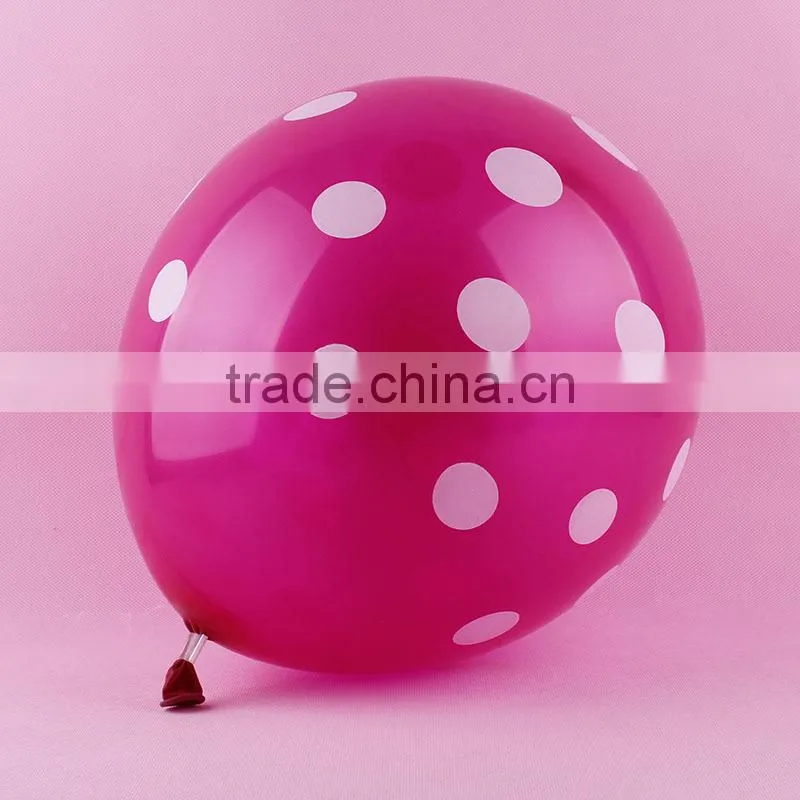 Polka Dot Latex Wedding Balloons Sales Promotion Party Balloon