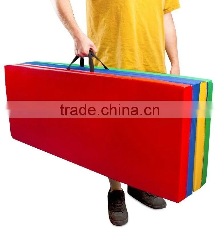Professional folding gym mat,Cheerleading, Martial Arts, Yoga 4' x 6' Tumbling Mat