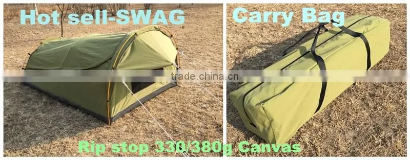 2-3 person 4x4 4wd offroad waterproof canvas swag tent with top quality