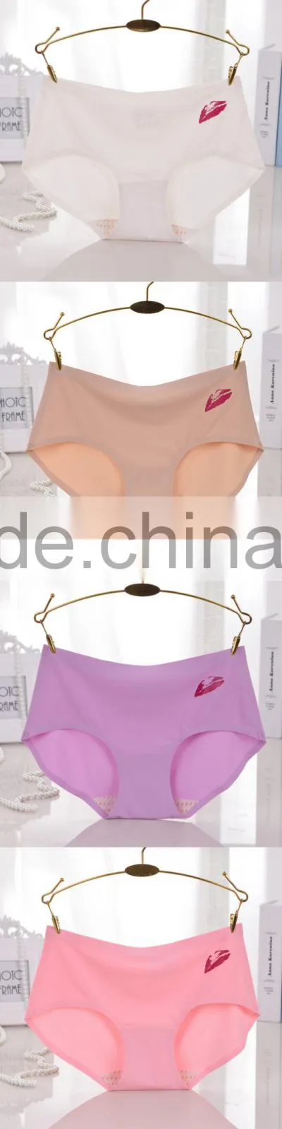 Nano silver ions sterilization underwear one piece ice silk quick-drying antibacterial women's panties