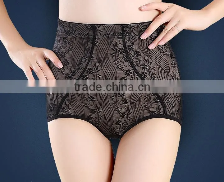 Embroidered woman underwear new fashion lace sexy panty body shaper