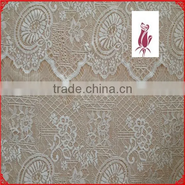 new arrival 2015 new year open back lace evening dress swiss lace fabric